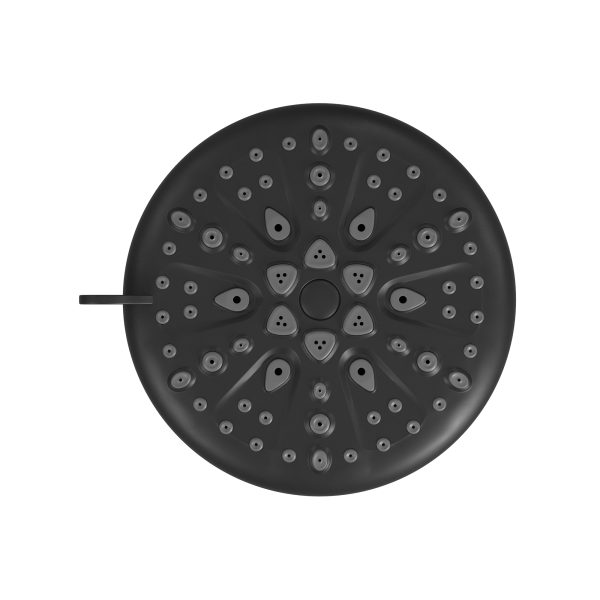 PULSE ShowerSpas PulsePure 2.5 GPM 7-Function Matte Black Filtered Showerhead