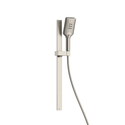 PULSE ShowerSpas Resort 1.8 GPM 10" Stainless Steel Square Rain Showerhead Brushed Nickel Shower System Combo