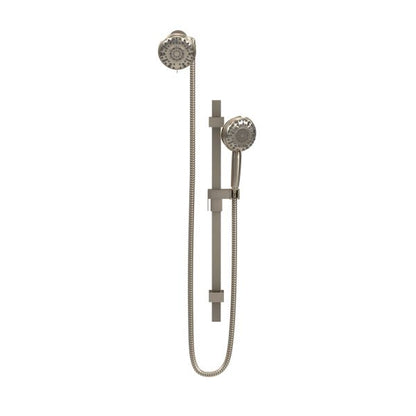 PULSE ShowerSpas Retreat 1.8 GPM Multi-Function Handshower and Showerhead Brushed Nickel Shower System