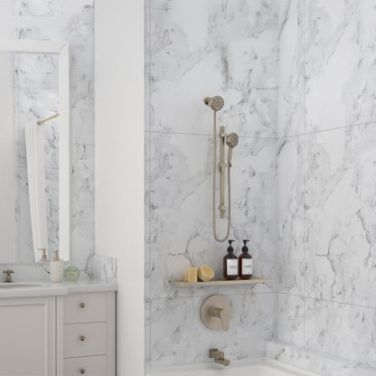 PULSE ShowerSpas Retreat 1.8 GPM Multi-Function Handshower and Showerhead Brushed Nickel Shower System