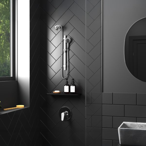 PULSE ShowerSpas Retreat 1.8 GPM Multi-Function Handshower and Showerhead Chrome Shower System