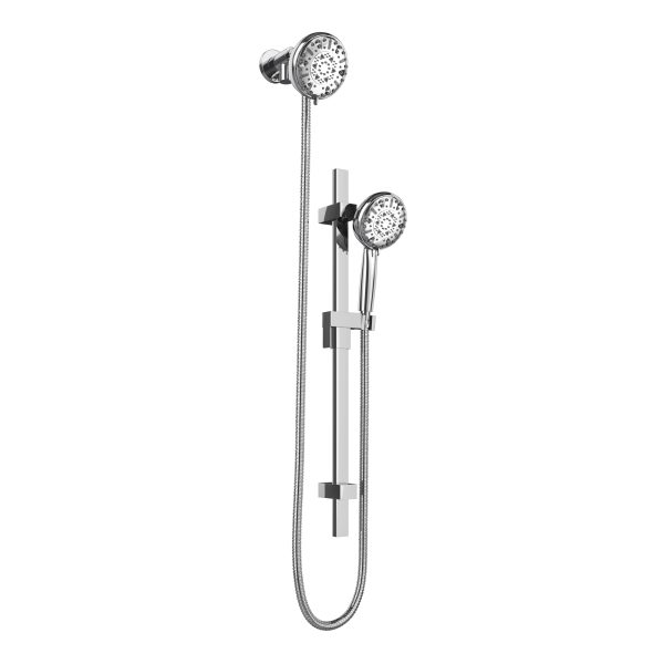 PULSE ShowerSpas Retreat 1.8 GPM Multi-Function Handshower and Showerhead Chrome Shower System