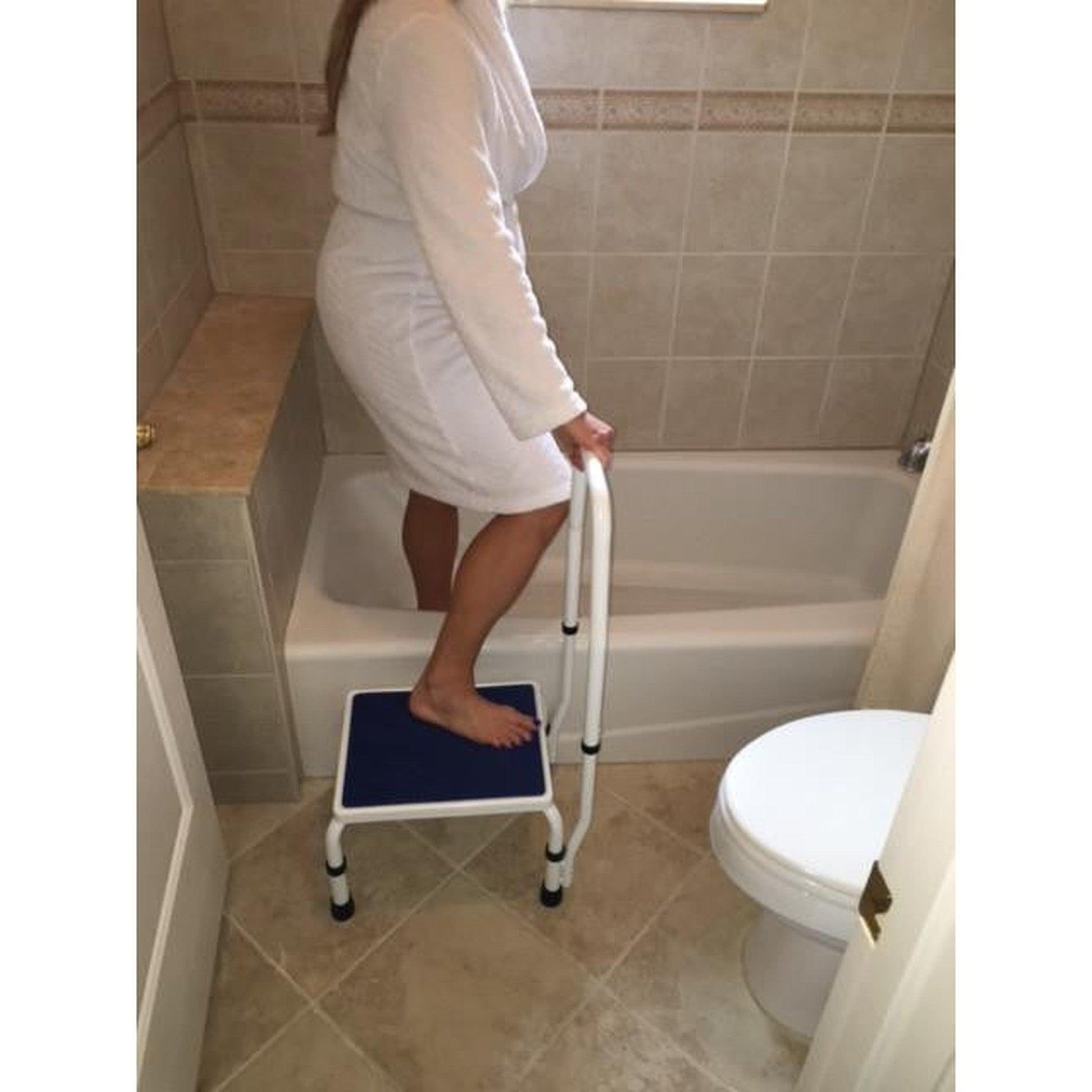 Platinum Health Adjustastep One Handle Height Adjustable Step Stool