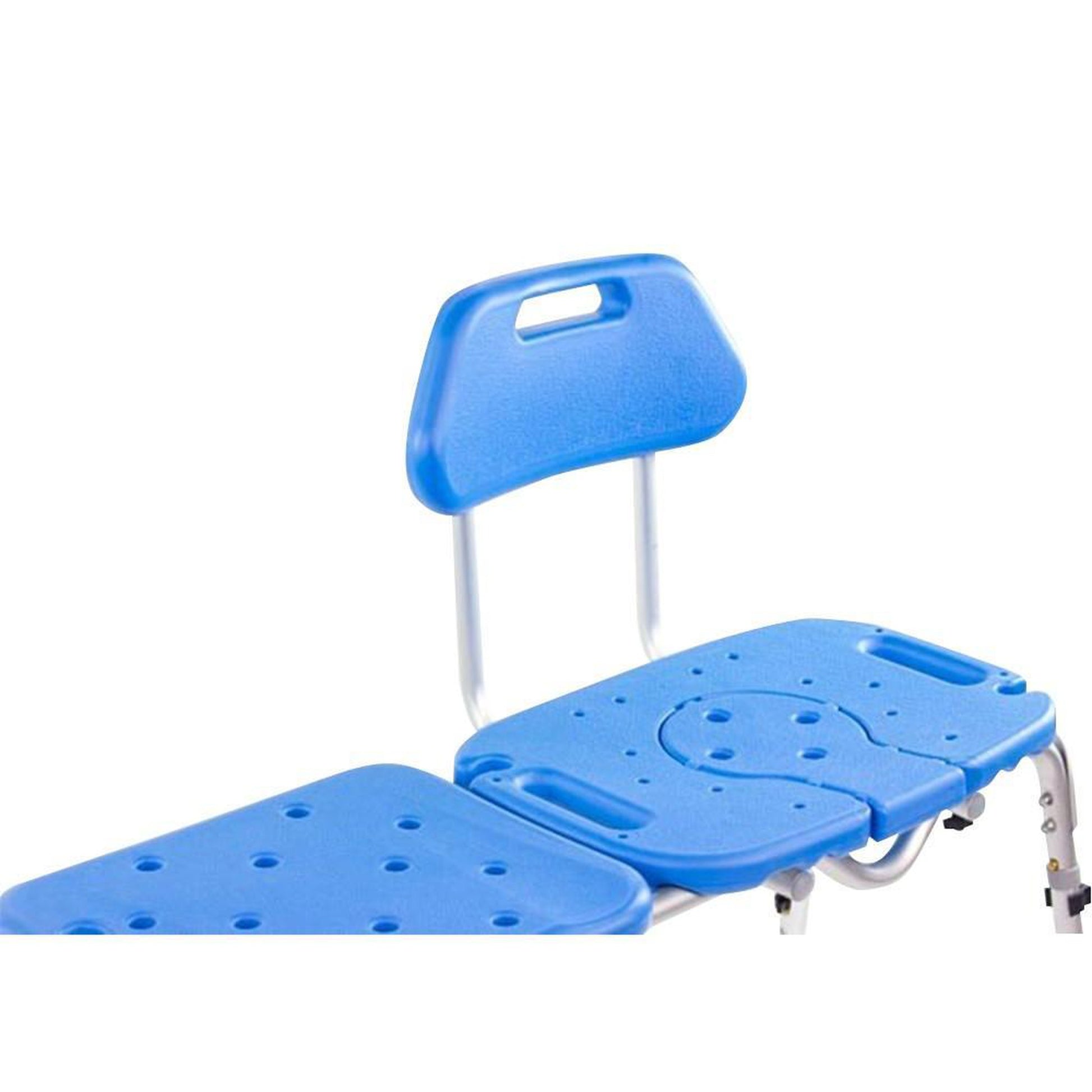 Platinum Health All-Access Blue Bath Transfer Bench with Cutout - Removable Insert
