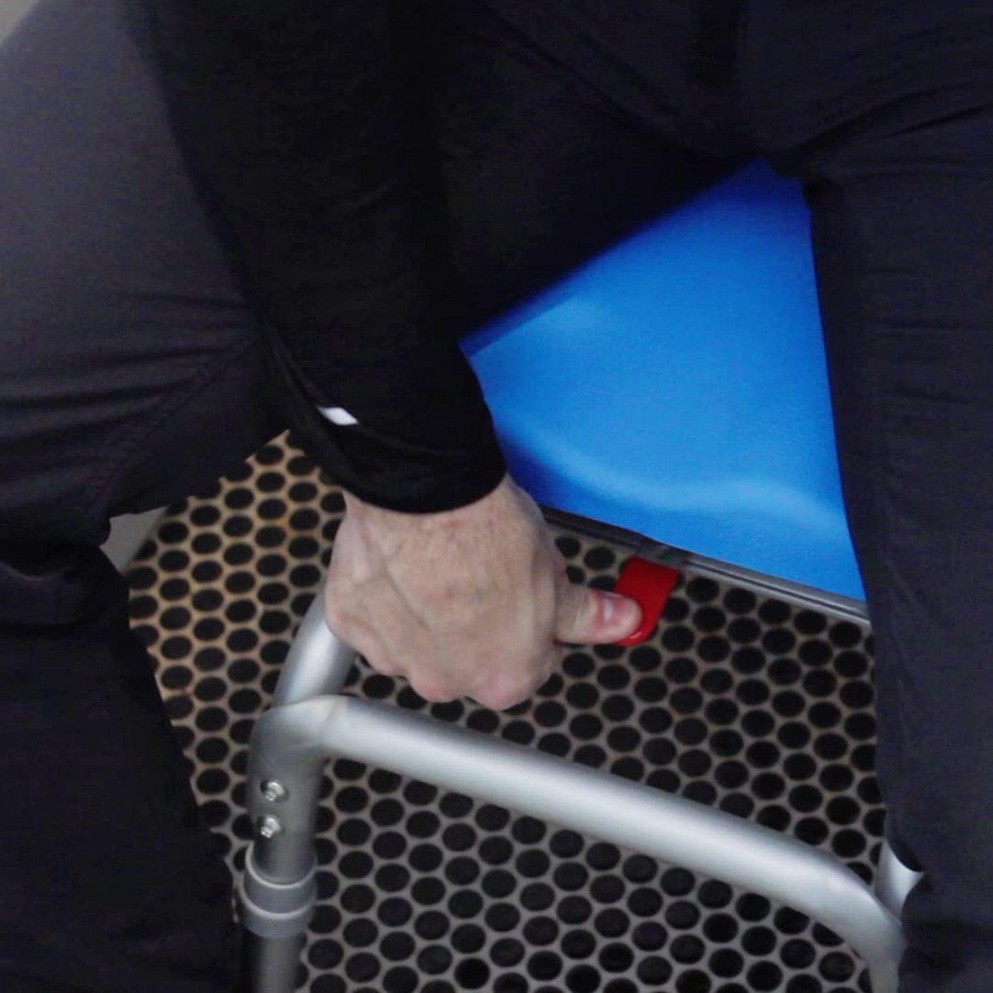 Platinum Health Bariatric Revolution 600lbs Capacity Pivoting Swivel Shower Chair Bathroom Safety with Padded Back and Arms