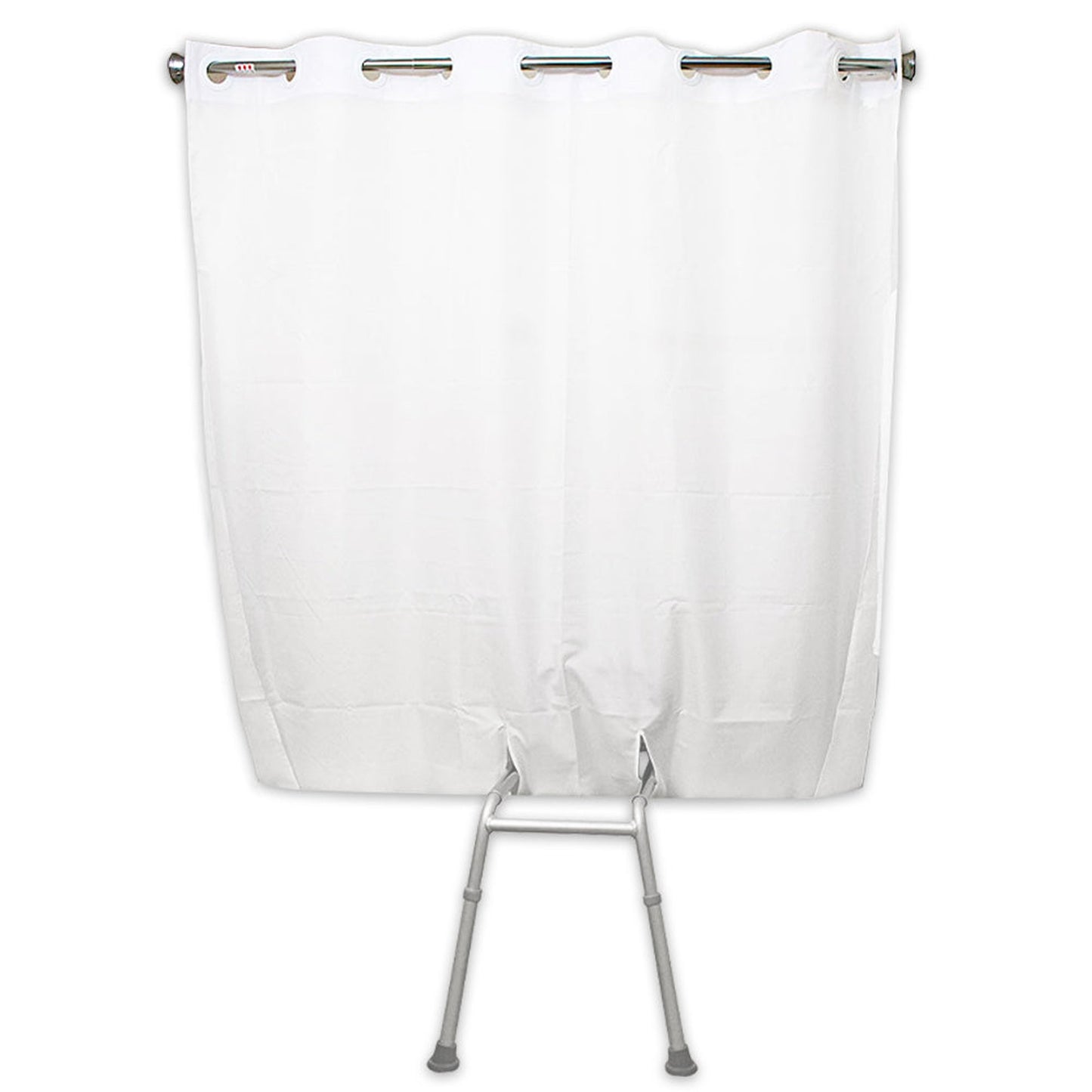 Platinum Health Benchmate Beige Split Shower Curtain for Bath Transfer Benches
