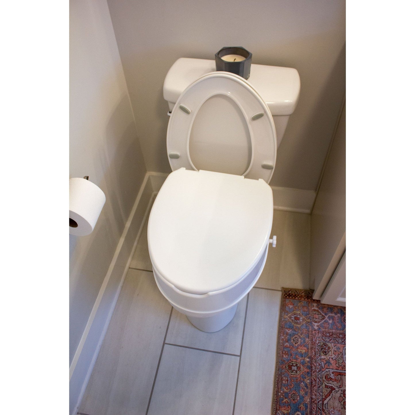 Platinum Health Deluxe Soft Top Padded 6" Raised Toilet Seat - PRT4857-6