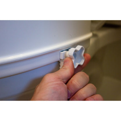 Platinum Health Deluxe Soft Top Padded 6" Raised Toilet Seat - PRT4857-6