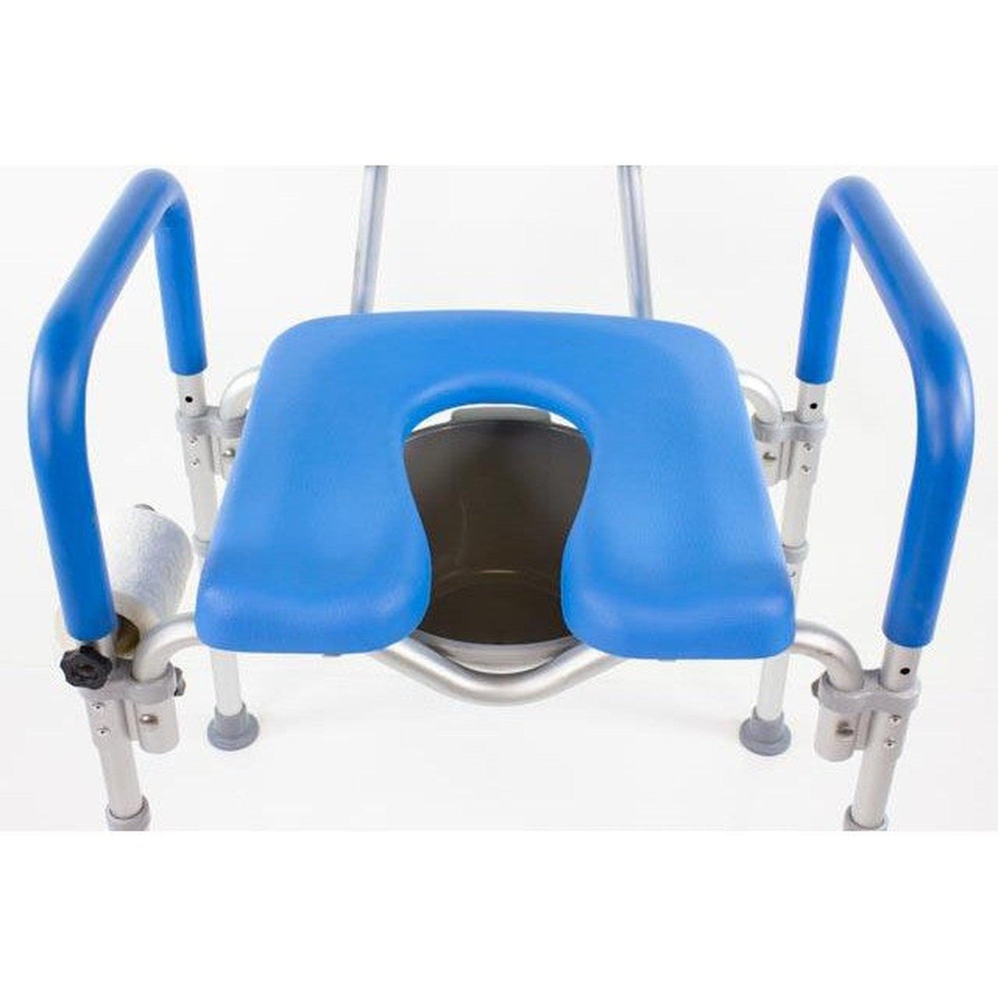 Platinum Health Dignity Padded Blue Commode Chair