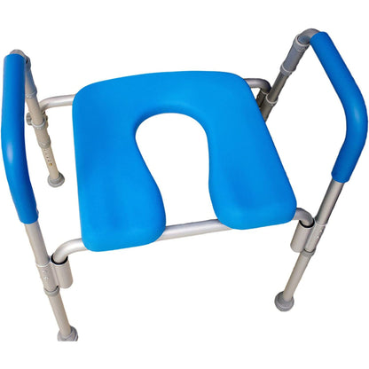 Platinum Health The Ultimate 600lbs Capacity Bariatric Raised Toilet Seat Bathroom Safety with Armrests