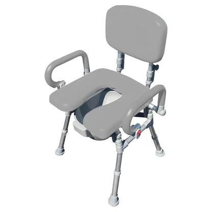 Platinum Health Ultracommode Gray Foldable Commode Chair