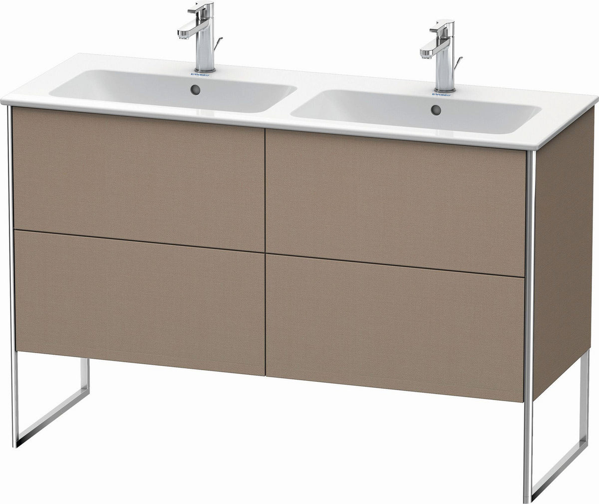 Duravit XSquare 50" Linen Two Drawer Floorstanding Vanity Unit (XS444907575)