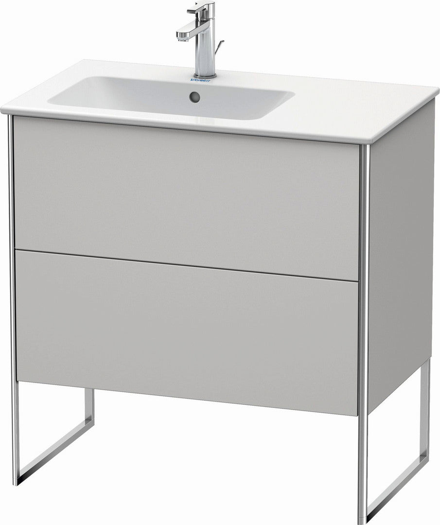 Duravit XSquare 32" Nordic White Two Drawer Floorstanding Vanity Unit (XS445003939)