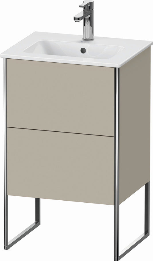 Duravit XSquare 20" Taupe Two Drawer Floorstanding Vanity Unit (XS445706060)