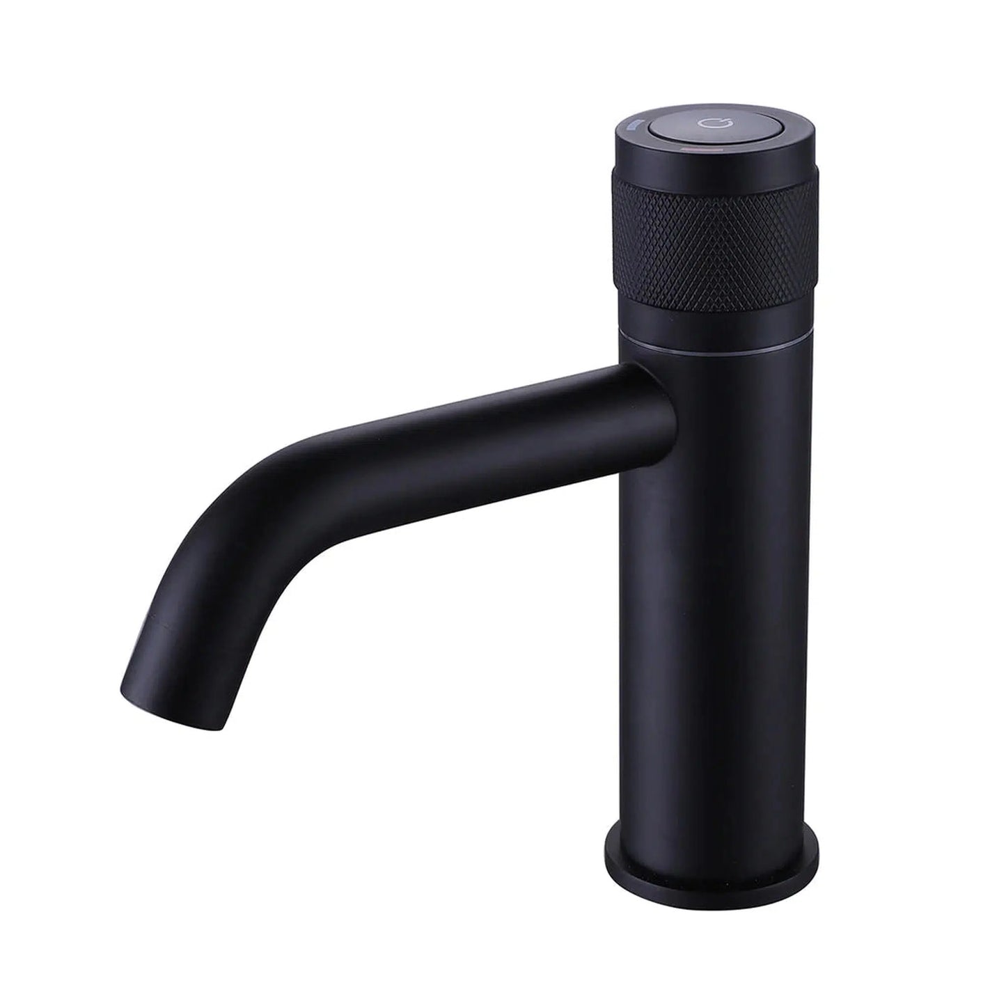 RBROHANT RB0721 Single Hole Matte Black Solid Brass Deck Mounted Bathroom Faucet