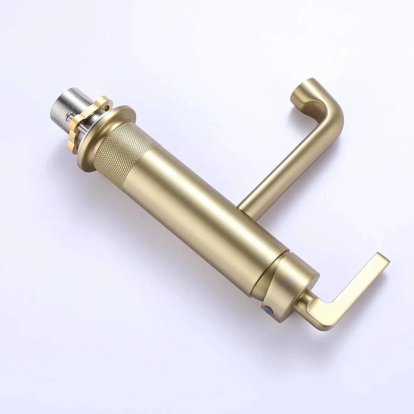 RBROHANT RB0910 Single Hole Gold Solid Brass Deck Mounted Bathroom Faucet