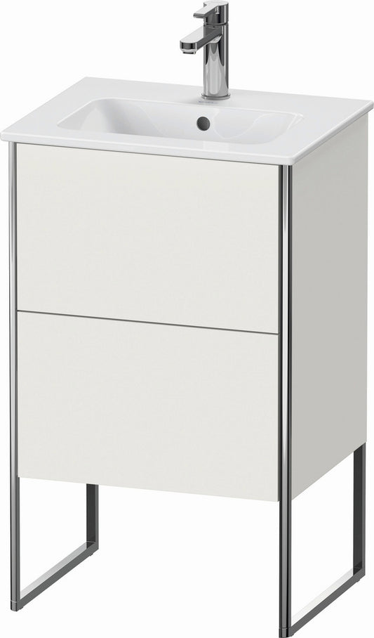 Duravit XSquare 20" Nordic White Two Drawer Floorstanding Vanity Unit (XS445703939)