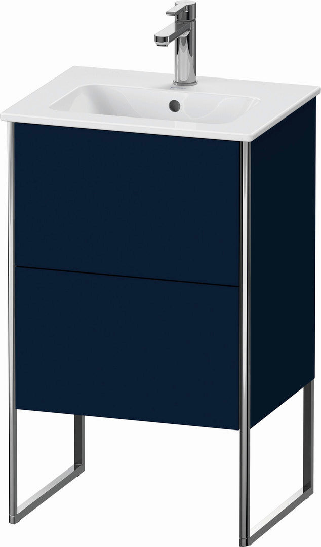 Duravit XSquare 20" Midnight Blue Two Drawer Floorstanding Vanity Unit (XS445709898)