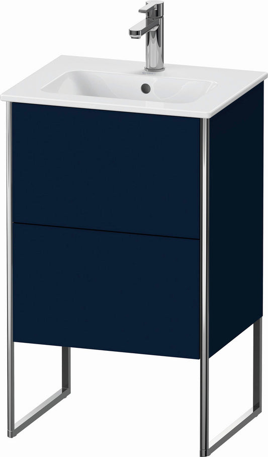 Duravit XSquare 20" Midnight Blue Two Drawer Floorstanding Vanity Unit (XS445709898)