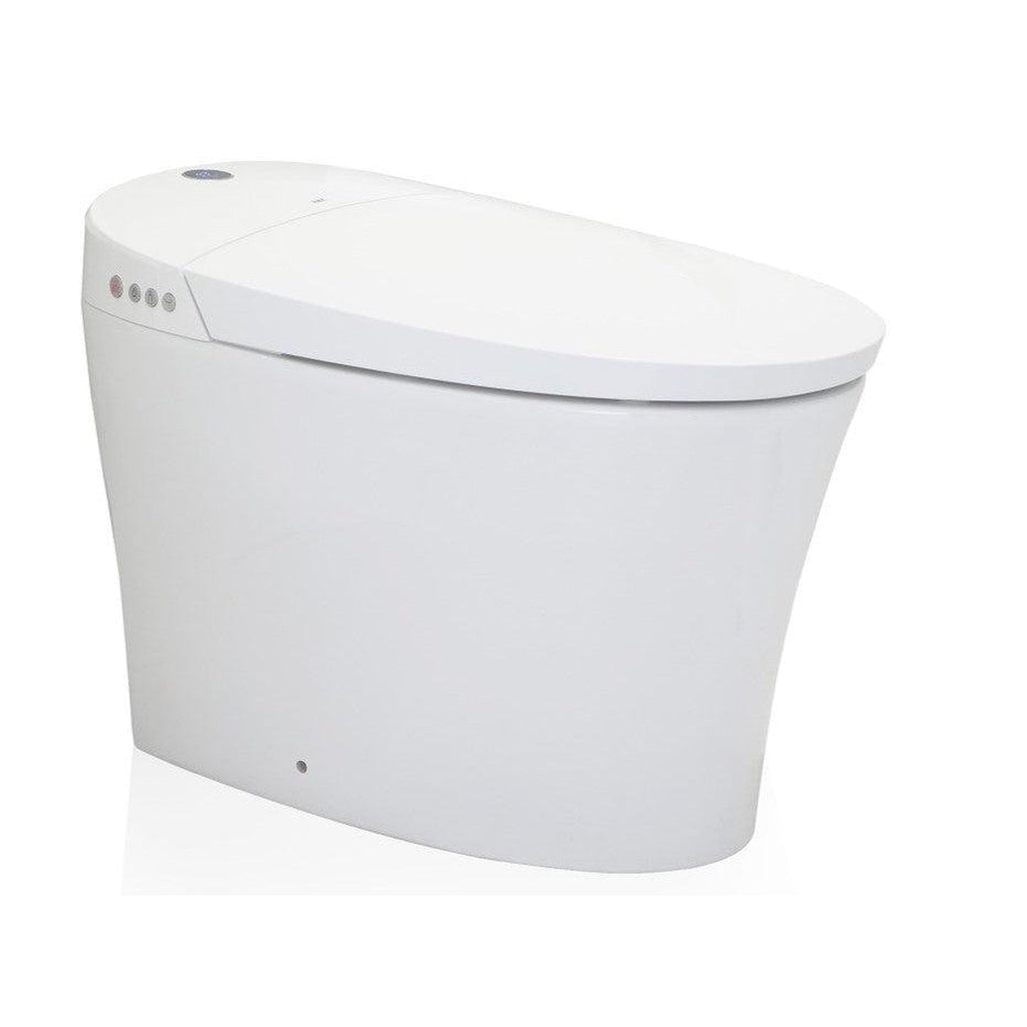 R&T Plumbing E16 White Elongated Intelligent Bidet Toilet