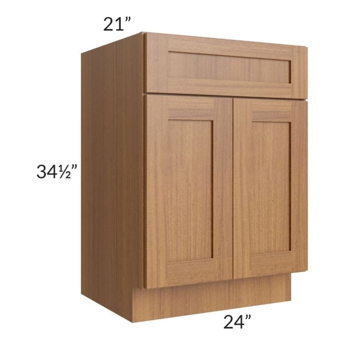 RTA Artisan Walnut Shaker 24" Bathroom Vanity