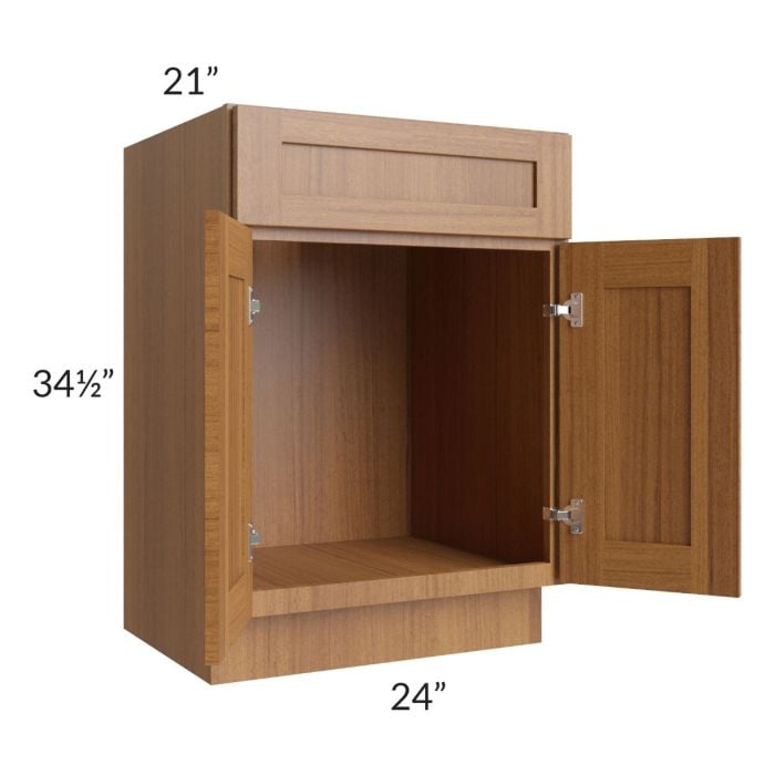 RTA Artisan Walnut Shaker 24" Bathroom Vanity