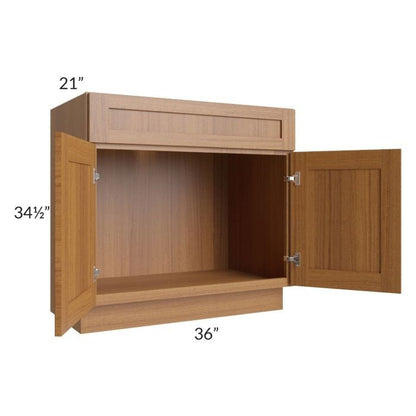 RTA Artisan Walnut Shaker 36" Bathroom Vanity
