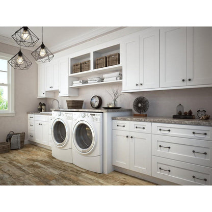 RTA Aspen White Shaker 36" Bathroom Vanity With 2 Doors