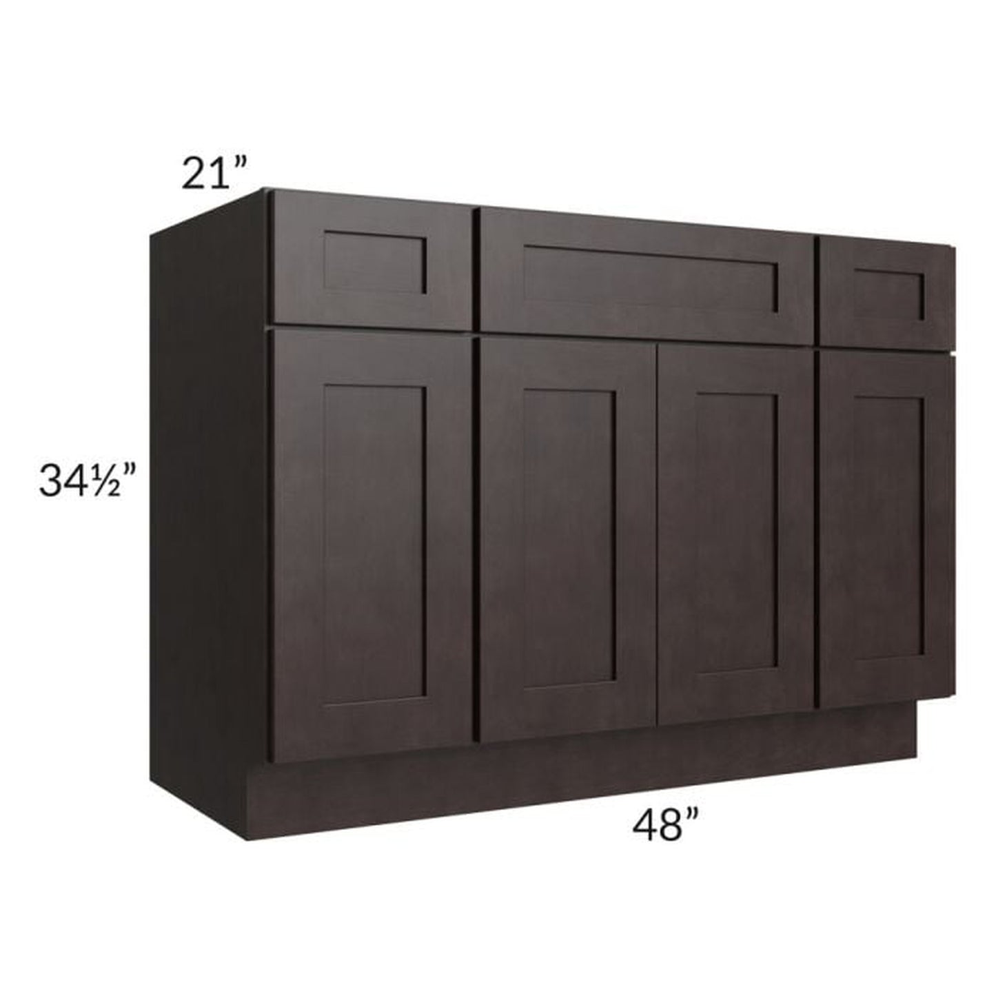 RTA Brazilian Shaker 48" Bathroom Vanity