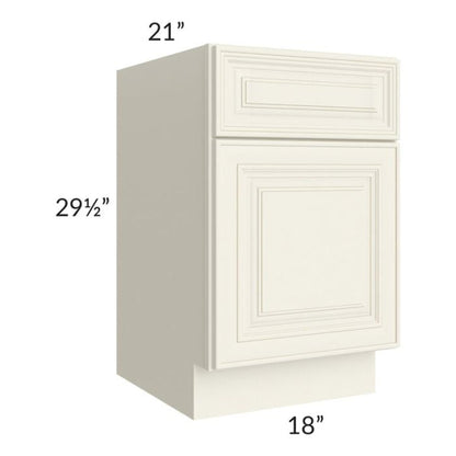 RTA Cambridge Antique White Glaze 18" Drawer File Base Cabinet