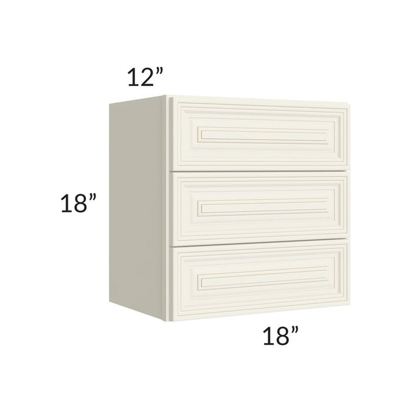 RTA Cambridge Antique White Glaze 18" Vanity Countertop Cabinet