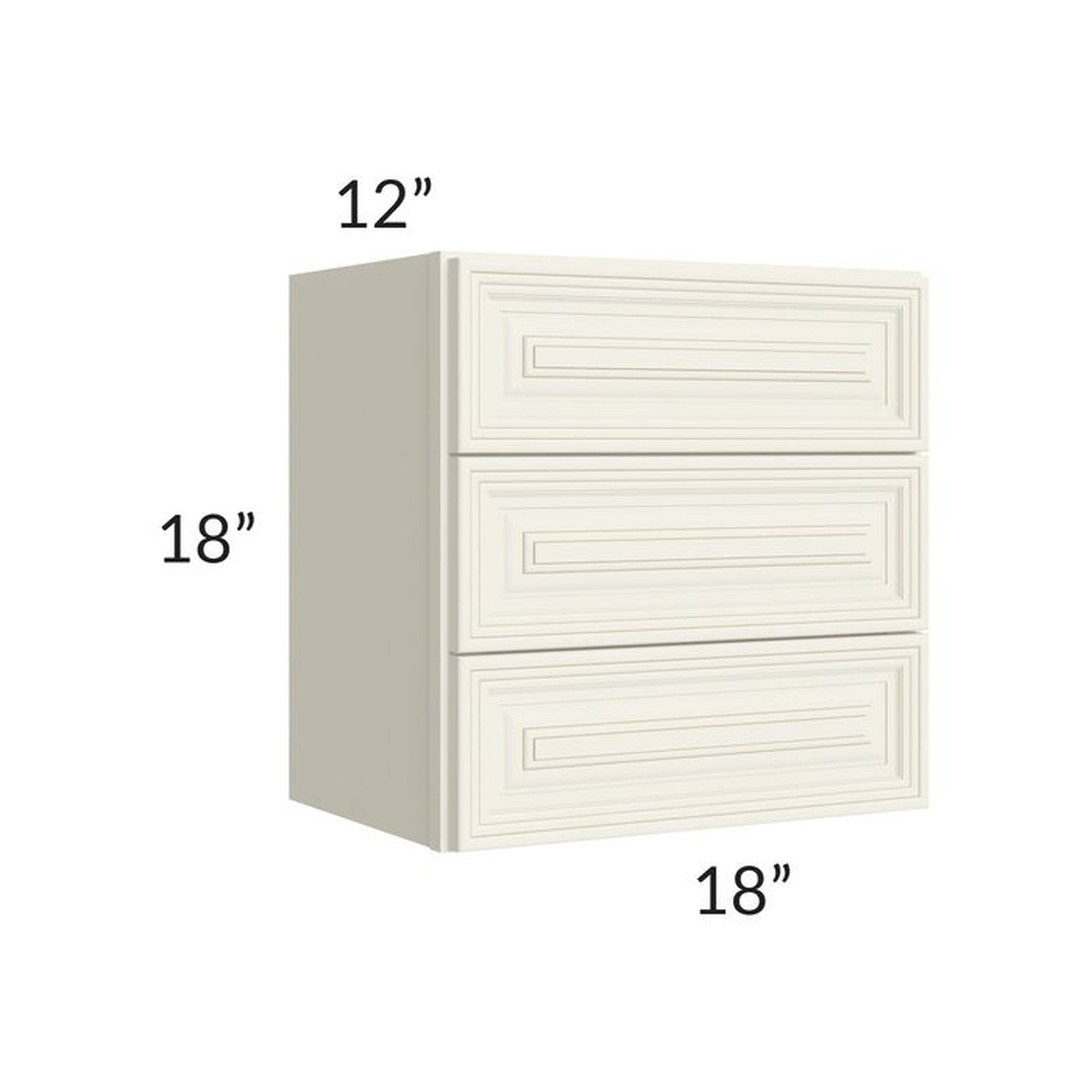 RTA Cambridge Antique White Glaze 18" Vanity Countertop Cabinet