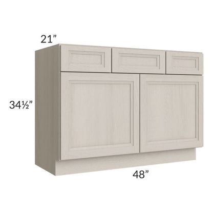 RTA Catalina Mist 48" 2-Drawer 2-Door Vanity Base Cabinet