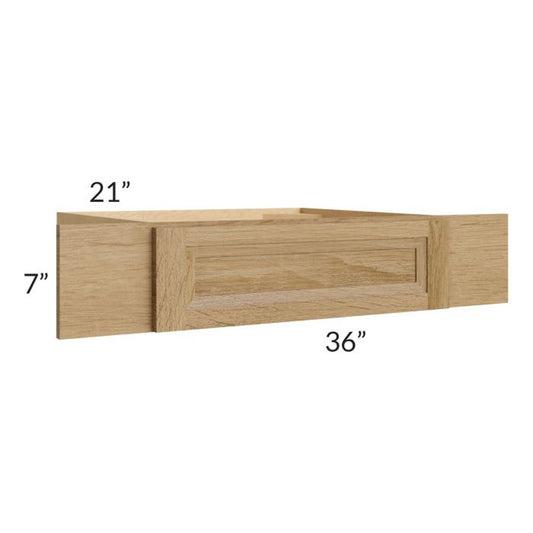 RTA Catalina Toffee 36" Vanity Knee Drawer (Can Be Trimmed)