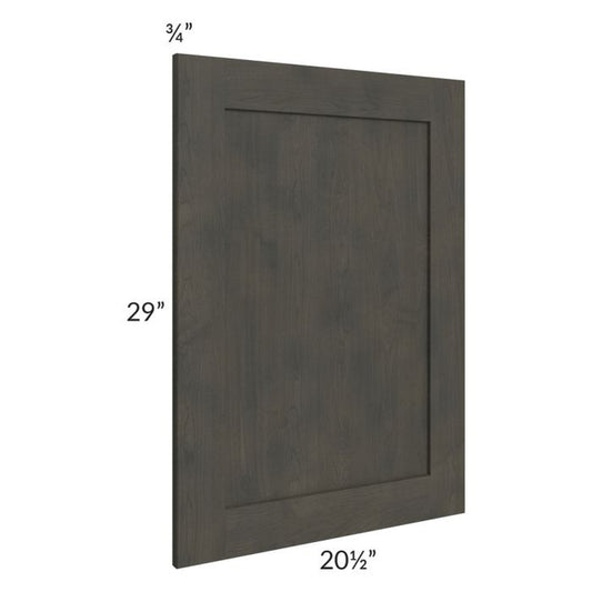 RTA Charcoal Grey Shaker Vanity Decorative End Panel