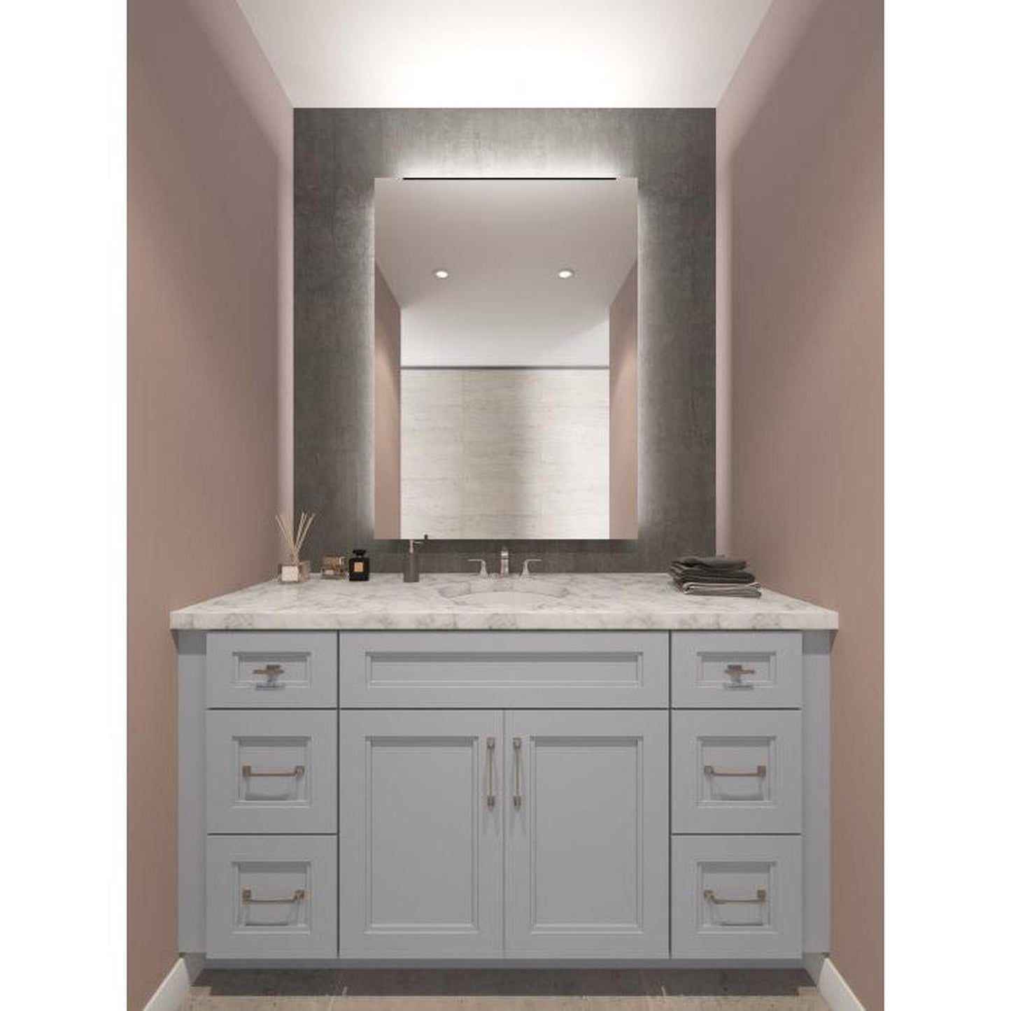 RTA Charlotte Grey 30" Vanity Sink Base Cabinet