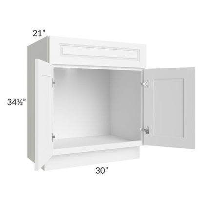 RTA Dakota White 30" Bathroom Vanit