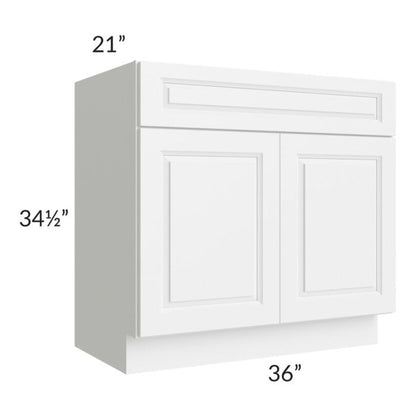 RTA Dakota White 36" Bathroom Vanity