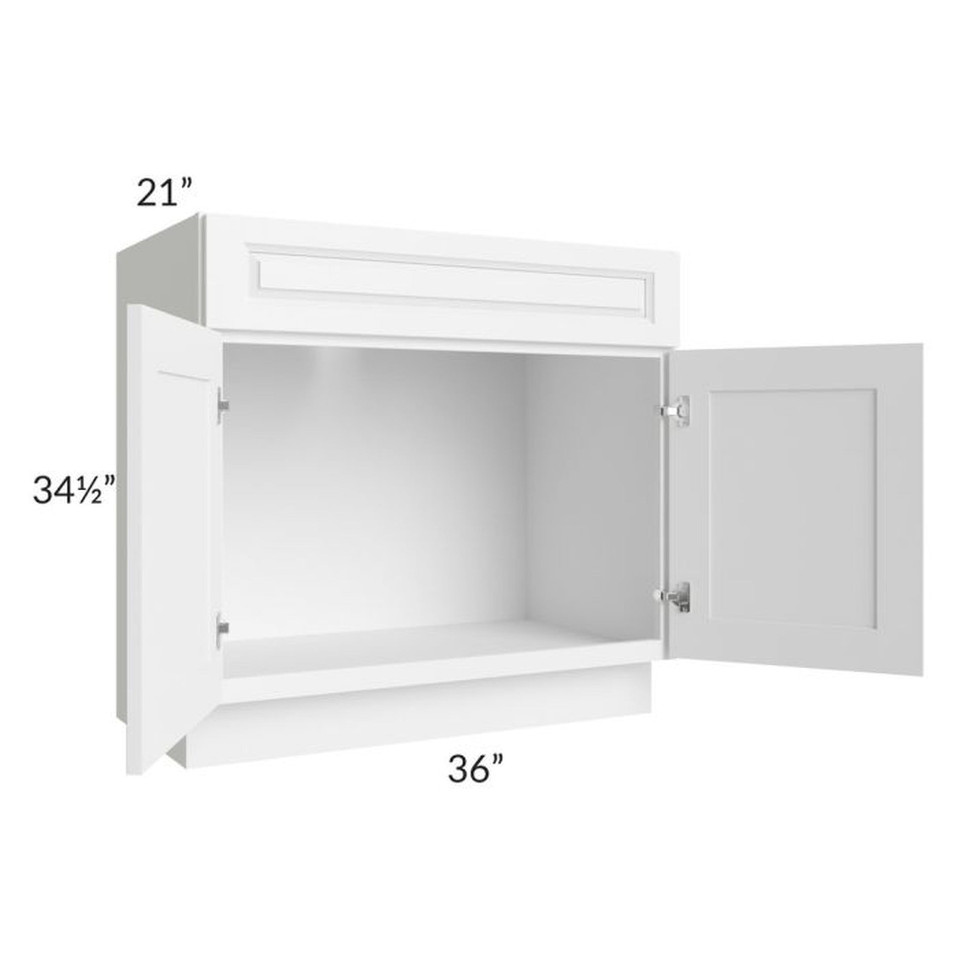 RTA Dakota White 36" Bathroom Vanity