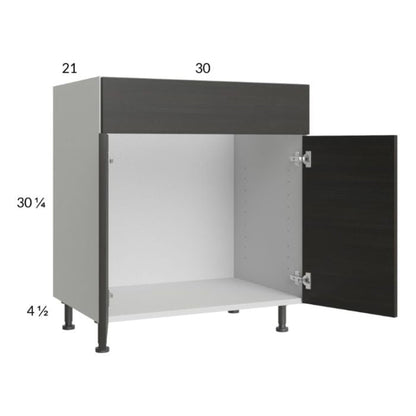 RTA Euro Cafe 30" Vanity Sink Base Cabinet with 1 Finished End Panel