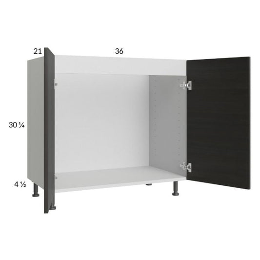 RTA Euro Cafe 36" Full Height Door Vanity Sink Base Cabinet