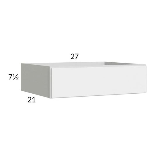 RTA Euro Gloss White 27" Knee Drawer