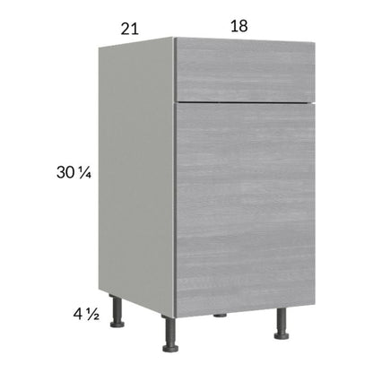 RTA Euro Grey 18" Vanity Base Cabinet