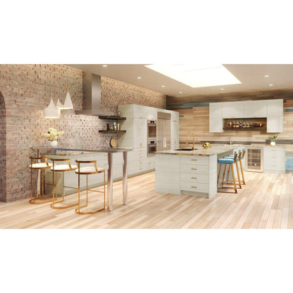 RTA Euro White Grain 18" Vanity Base Cabinet