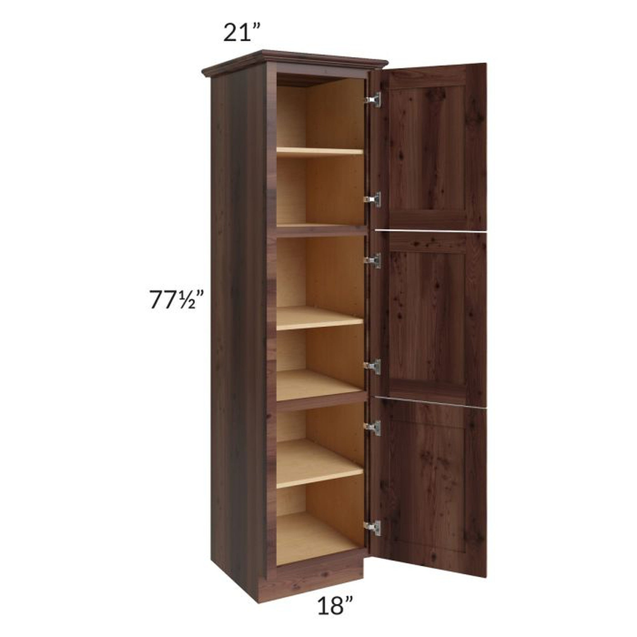 RTA Farmhouse Walnut Shaker 18