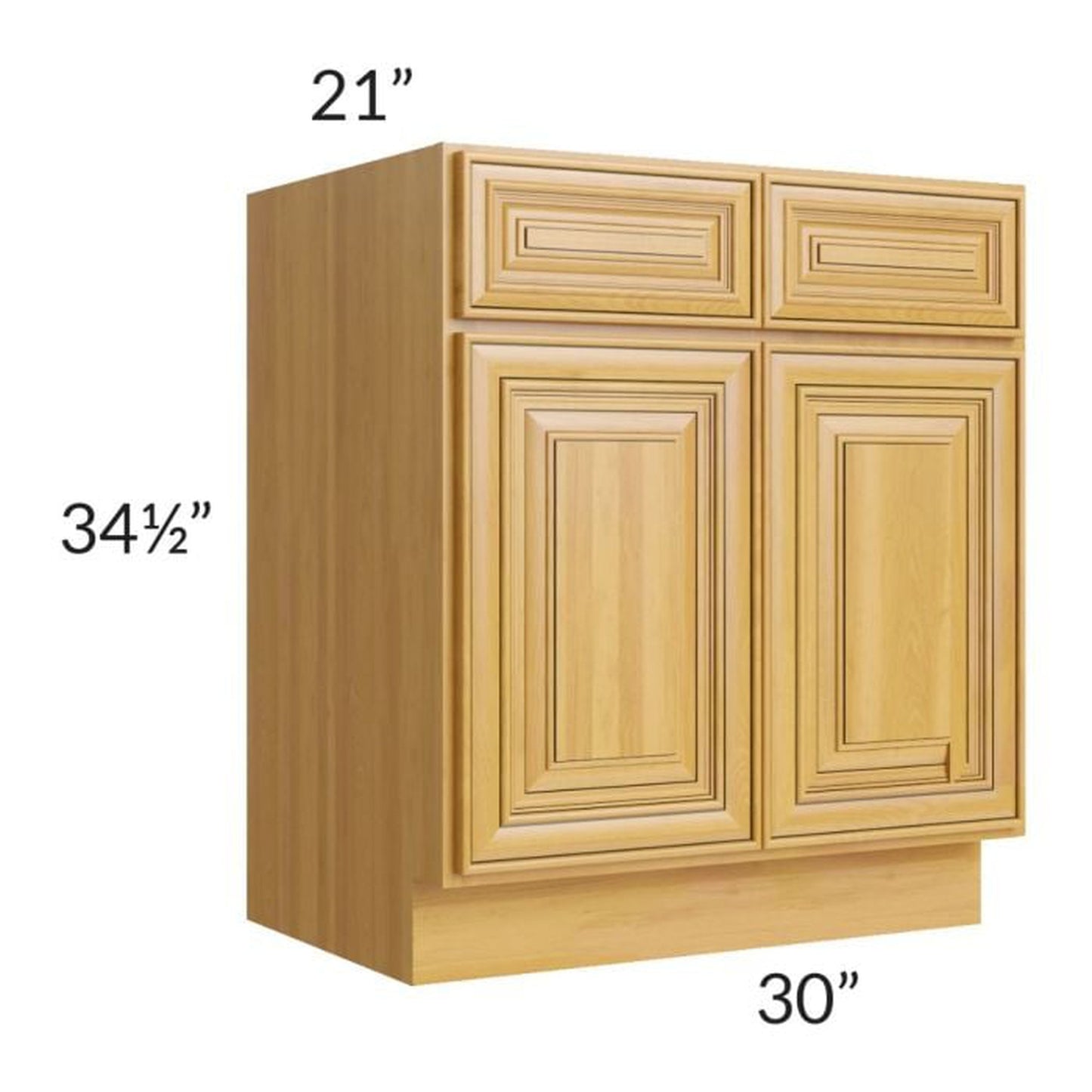 RTA Glazed Praline 30" Vanity Sink Base Cabinet