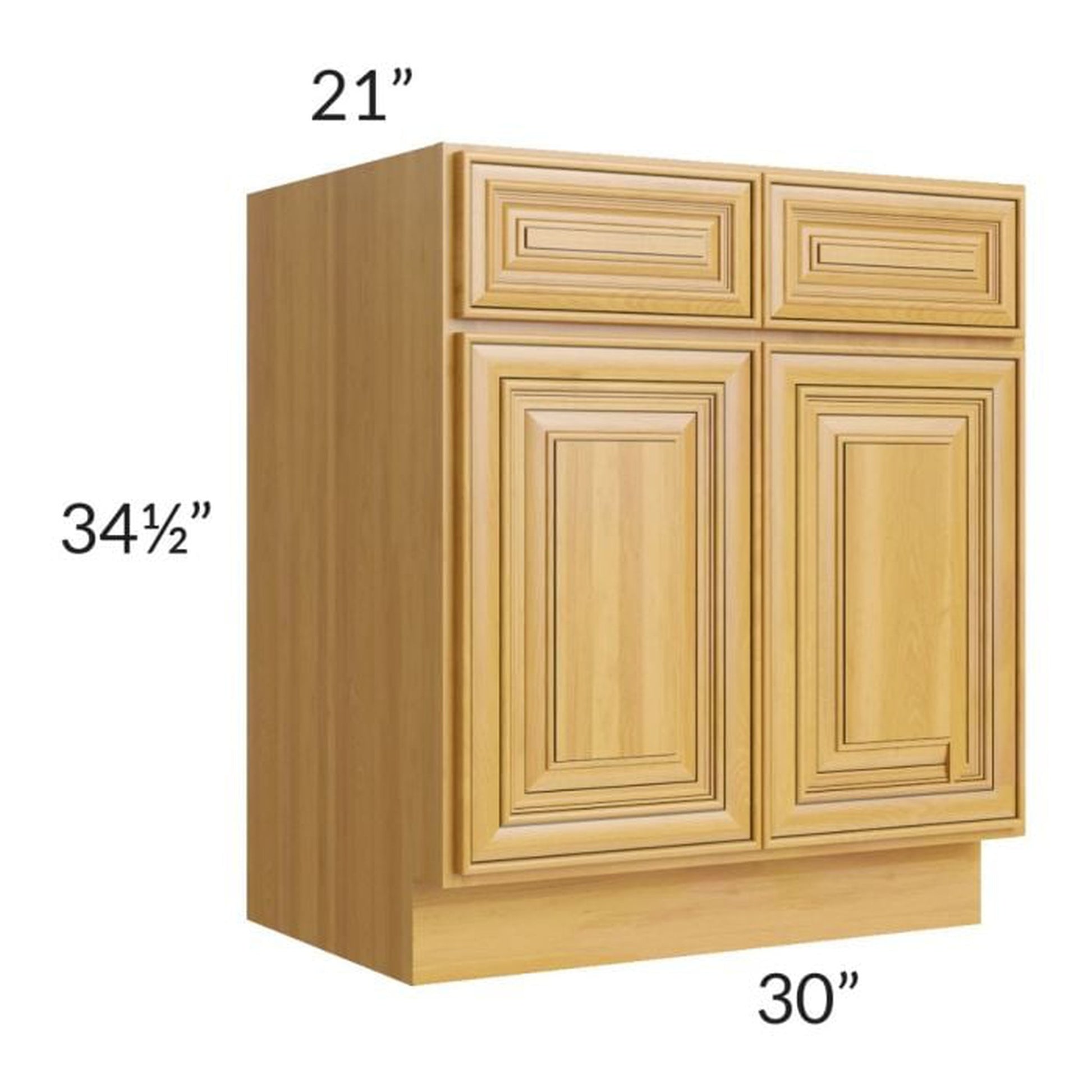 RTA Glazed Praline 30" Vanity Sink Base Cabinet