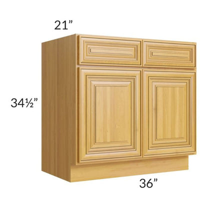 RTA Glazed Praline 36" Vanity Sink Base Cabinet