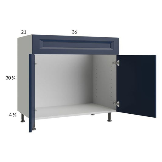 RTA Harbor Navy 36" Vanity Sink Base Cabinet