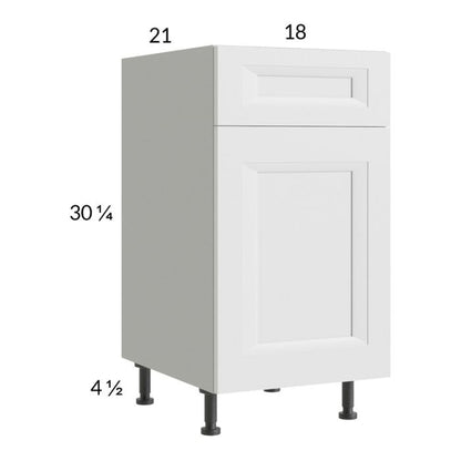 RTA Harbor White 18" Vanity Base Cabinet